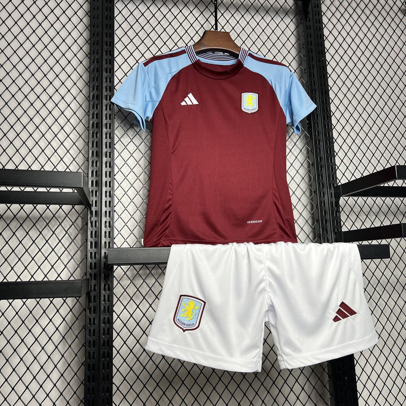 ASTON VILLA I 24/25 CONJUNTO INFANTIL